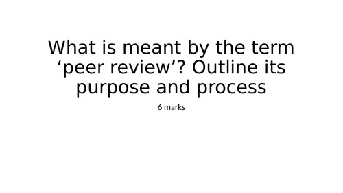 peer review research definition psychology