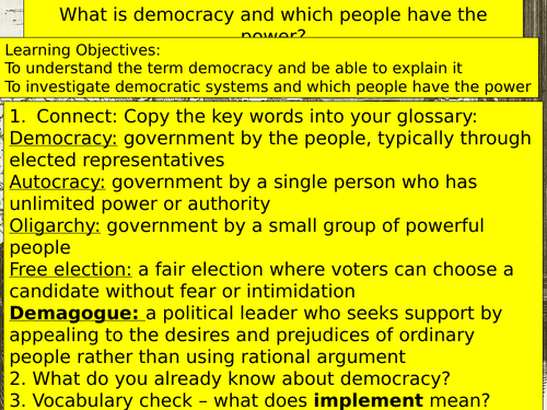 Democracy in Britain