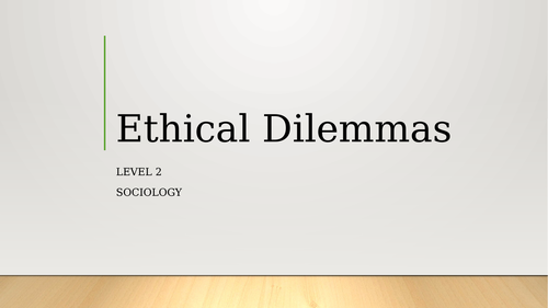 case study on ethical dilemma