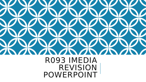 Creative iMedia R093 Revision PPT.