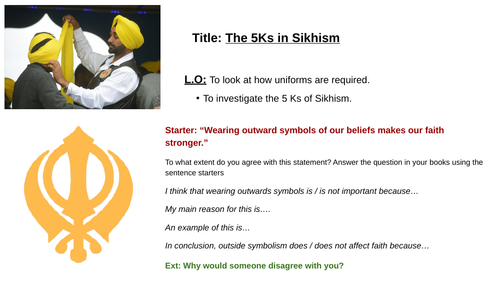 The 5Ks in Sikhism