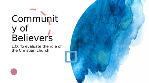 A-Level RS: Community of Believers - Eduqas Christianity - Religious Studies
