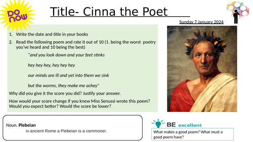 Cinna the poet- the tragedy- Julius Caesar