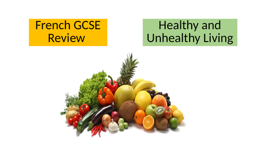 French GCSE Healthy and unhealthy living