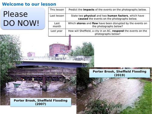 KS3 geography - What are geomorphic processes and how do they impact the landscape? (rivers)