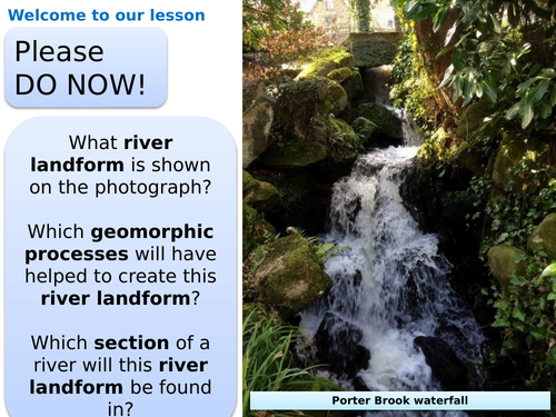 KS3 geography - What landforms are created by river processes?