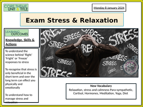 Exam stress and relaxation-pshee