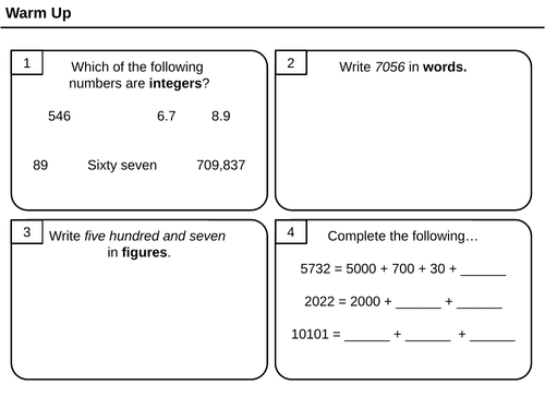 Place Value