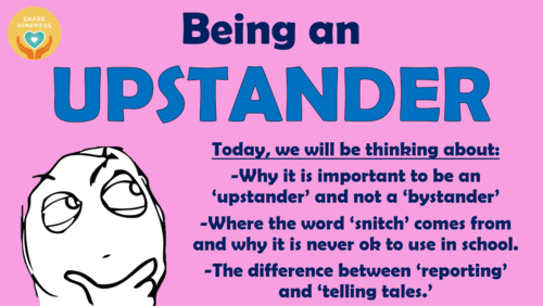 Being an Upstander - Assembly!