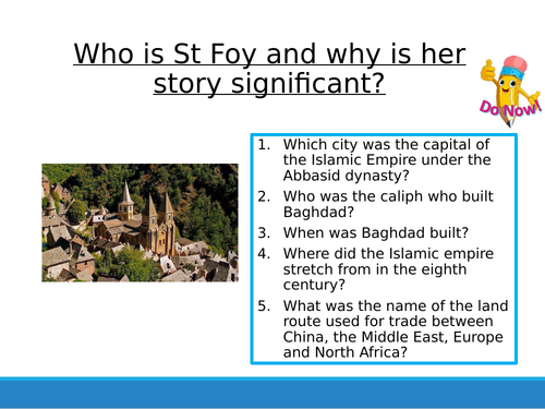 Story of St Foy
