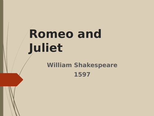 Romeo and Juliet revision slides