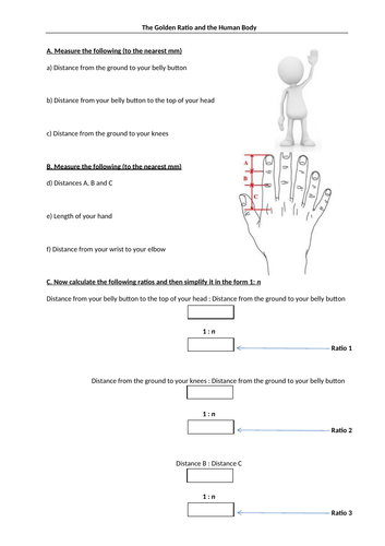The golden ratio and the human body