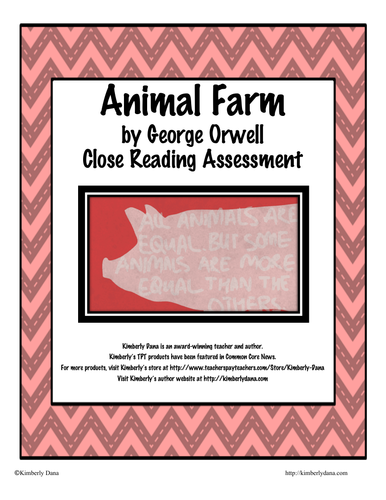 Animal Farm Assessment Test