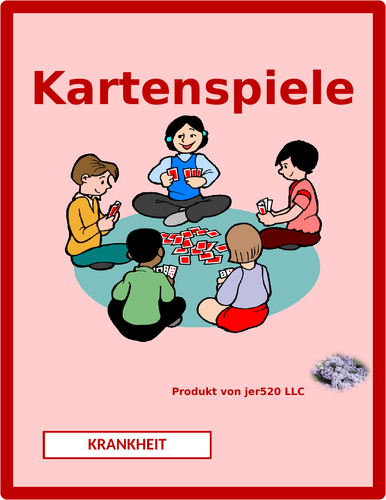 Krankheit (Illness in German) Card Games