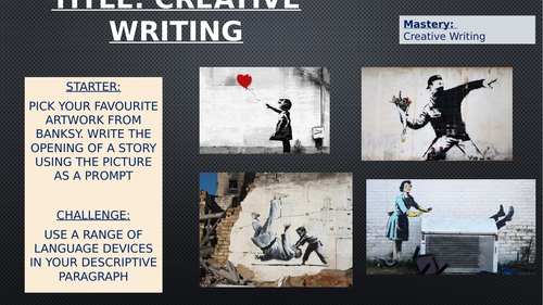 Creative Writing FULL RESOURCE
