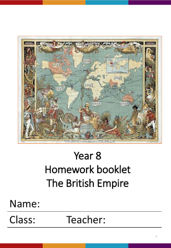 British Empire Homework Booklet