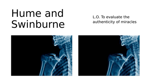 A-Level RS: Hume and Swinburne (Miracles) Lesson - Eduqas Religious Studies (Philosophy)