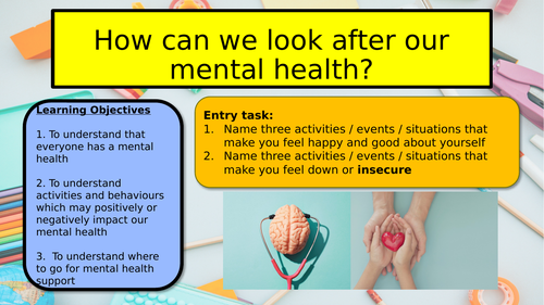 Mental health - KS3 | Teaching Resources