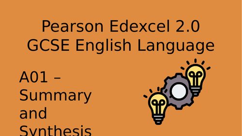 A01 - Summary and Synthesis