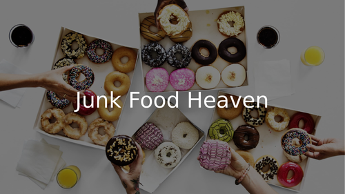 Resources to accompany Bryson's Junk Food Heaven