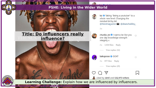 Do influencers really influence? PSHE