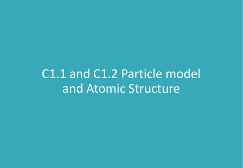 OCR Gateway GCSE C1 class booklet