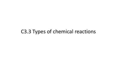 OCR Gateway GCSE C3.3 class booklet | Teaching Resources