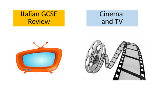 Italian GCSE Cinema and TV review