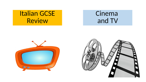 Italian GCSE Cinema and TV