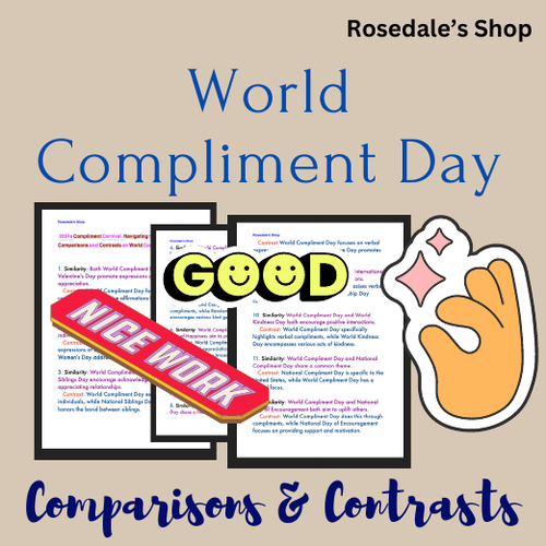2024's Compliment Day: Navigating the World of Comparisons & Contrasts on World Compliment Day!