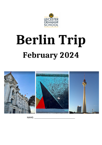 Berlin Trip Booklet