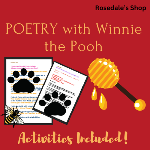 Winnie the Pooh Day: Poem & Activities for Kids! (18th January)
