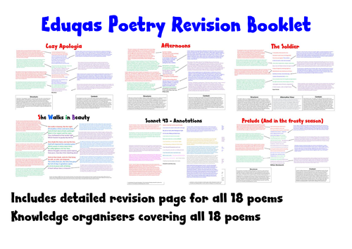 Eduqas Poetry Revision Booklet