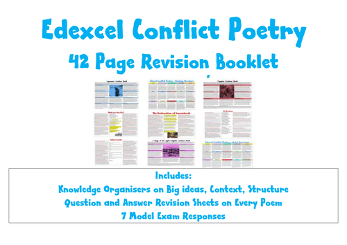 EdExcel Conflict Poetry Revision Booklet