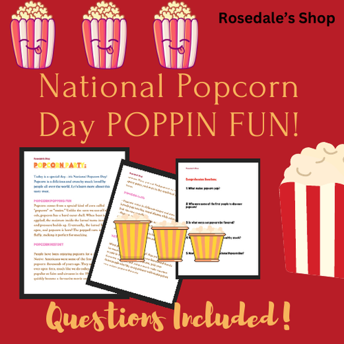 Understand National Popcorn Day with "Poppin' Fun on January 19th!