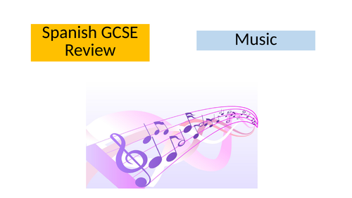 Spanish GCSE - Music