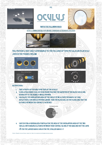 Shanghai Planetarium - Oculus maths problem IB HL and SL