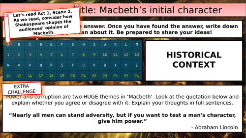 Macbeth  Act 1 Scene 2 and 3