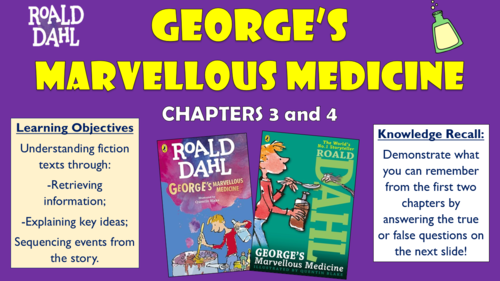 George's Marvellous Medicine - Chapters 3 and 4 - Double Lesson!