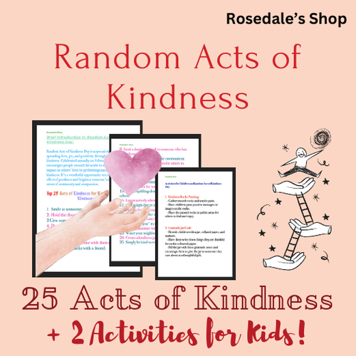 Sprinkling Smiles on Random Acts of Kindness Day: Actions to Follow & ACTIVITIES