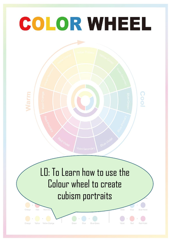 Art &amp; Design cover activity booklet printable Colour, Portraits ...