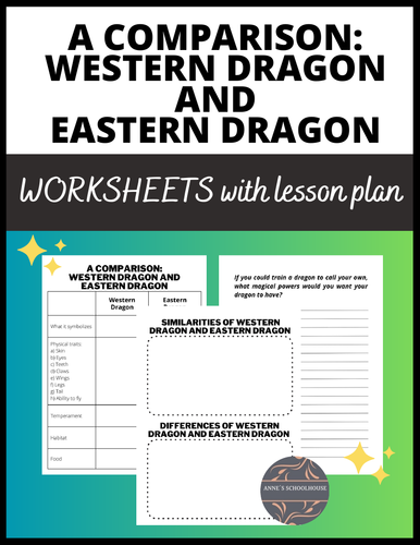 Western Dragon and Eastern Dragon: A Comparison/ELA/Comparing Skills/Writing
