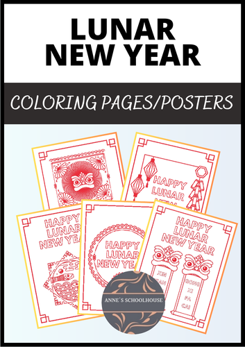 Lunar New Year Coloring Pages - Festivals around the world - Chinese New Year