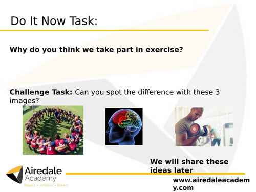 Benefits of exercise ppt