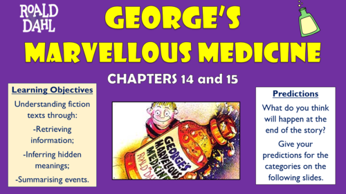 George's Marvellous Medicine - Chapters 14 and 15 - Double Lesson!