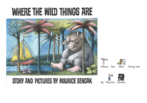 Where the Wild things are Story with pictures for ASC