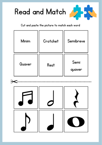 Note duration matching exercise