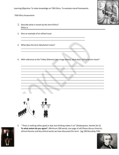 TOK Ethics Assessment
