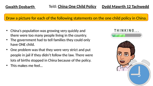 China’s One Child Policy - MYP I&S