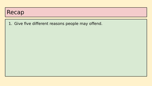 GCSE Sociology: Formal Social Control